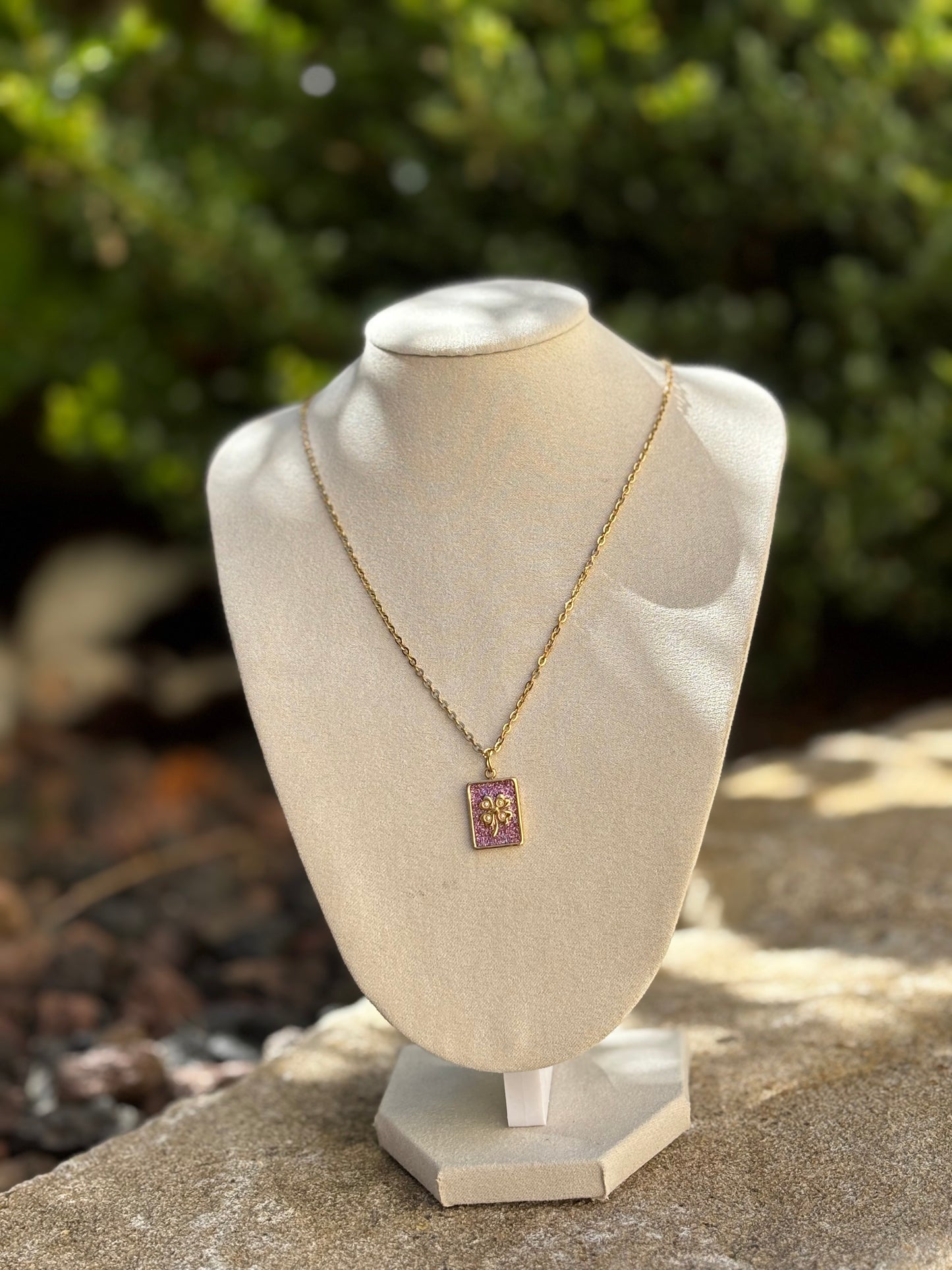 Collier trèfle 🍀