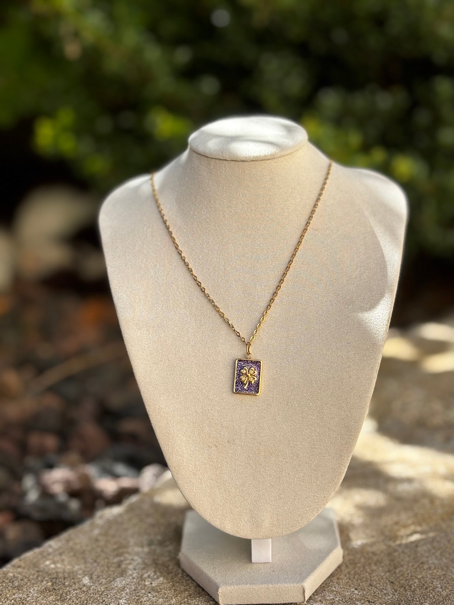 Collier trèfle 🍀