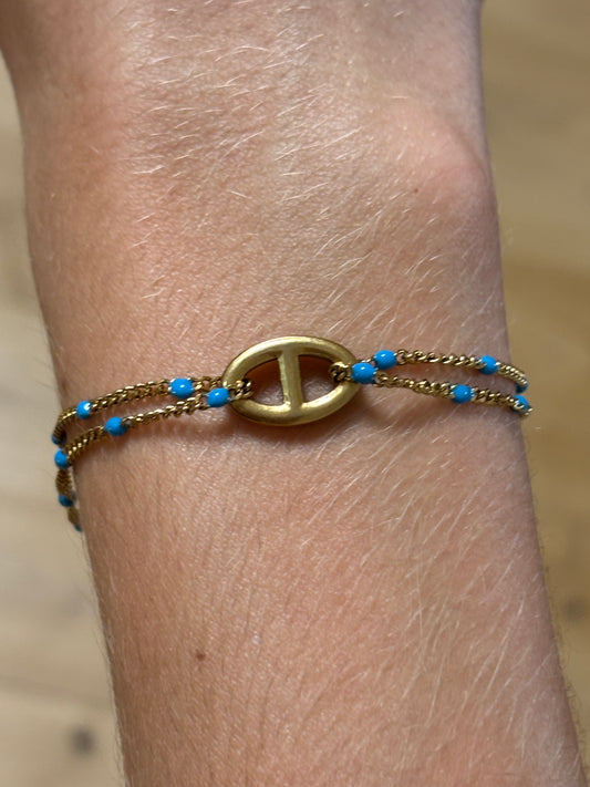 Bracelet Iris Bleu